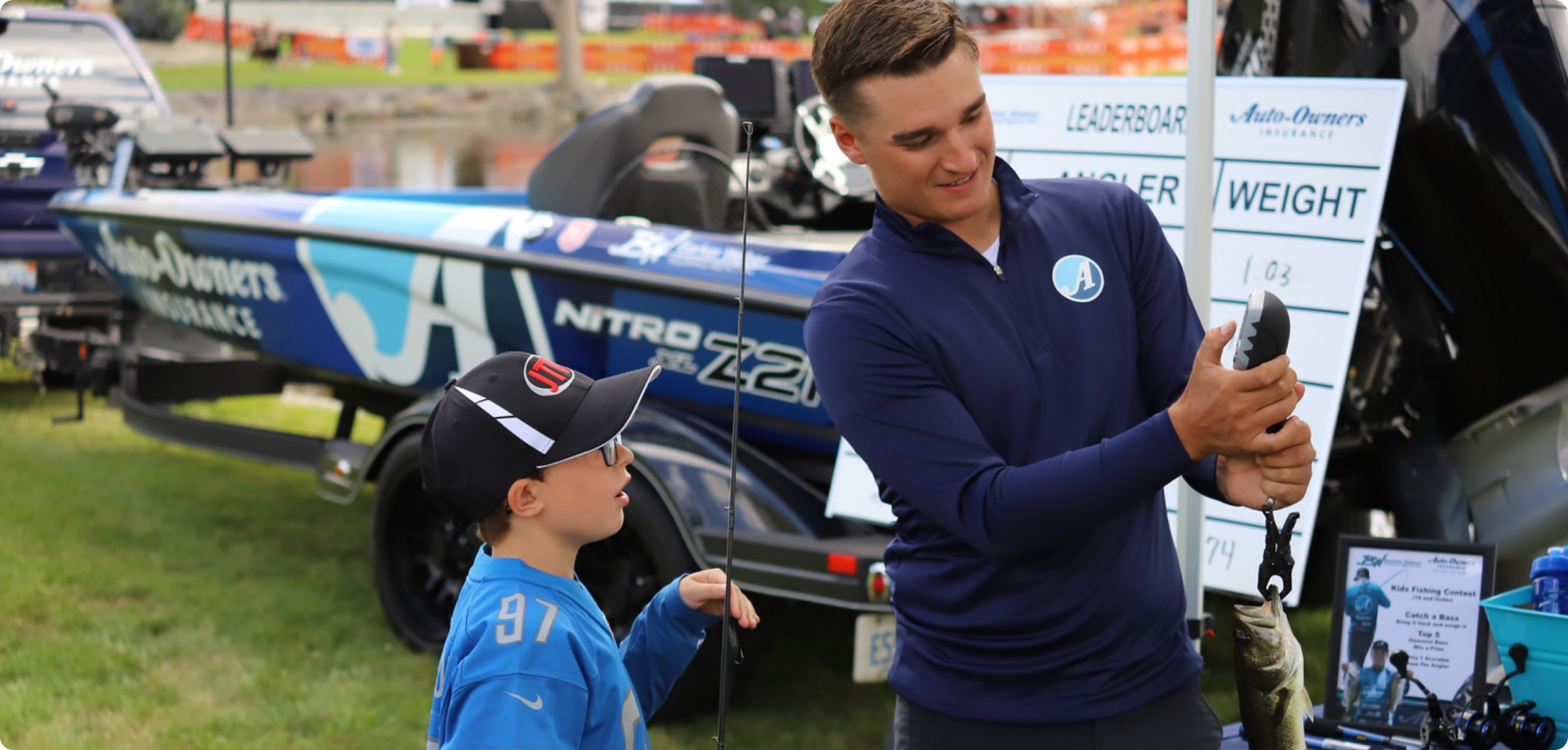 Fishing contest hosted by Robby Lefere.